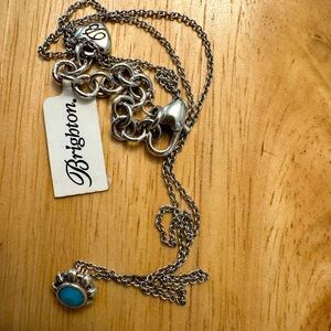 Brighton Necklace Dazzler Blue Pendent